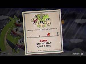 Cuphead - "Fiery Frolic" Game Over Screen Version