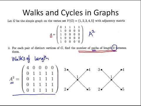 Graph Theory - Walks and Paths