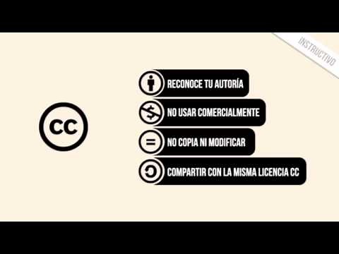 Cómo utilizar las licencias creative commons