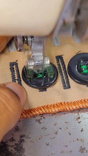 How to Make Reinforced Buttonholes with an Old Machine Extra-strong stitching for heavy-use garments. #reinforcedbuttonhole #durablesewing #oldmachinetricks | Jahit Yuk