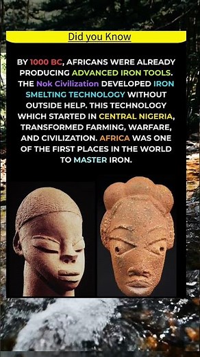 Africa’s Early Masters of Iron #NokCivilization #AfricanHistory #IronAge #AncientTechnology
