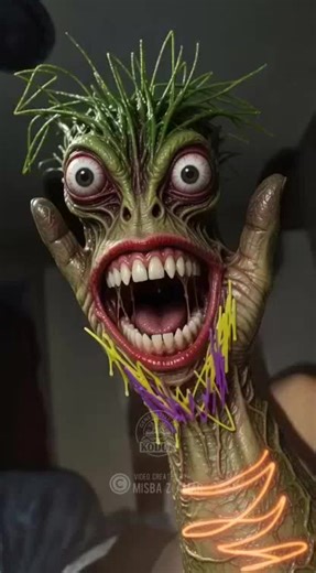 Transforming Into a Rock and Roll Alien Hand
