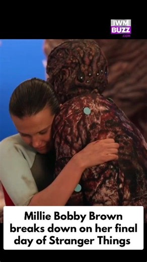 Millie Bobby Brown gets emotional on her last day of filming Stranger Things in this behind the scenes video #milliebobbybrown #noahschnapp #elevenstrangerthings #behindthescenes #StrangerThings #StrangerThingsSeason5 #hollywood #trendingvideo | IWMBuzz