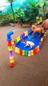 diy mini water pump video how to make handpump | science project #cow #handpump #fishpond #brick