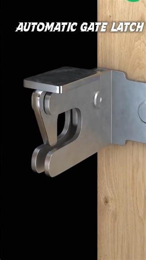 Automatic gate latch locking mechanism #technology #engineering #innovation #mechanical