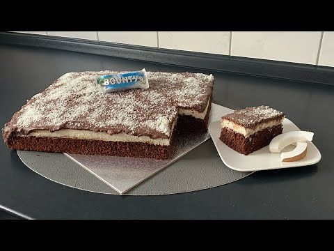 Bounty kuchen / Bounty Torte / Kokos Kuchen / Schoko Kokos Torte / Kuchen backen / einfach backen