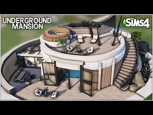 Sims 4 UNDERGROUND Mansion [No CC] - Sims 4 Speed Build | Kate Emerald