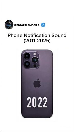 iPhone Notification Sound (2011-2025) #short #iphone #test