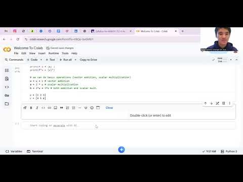Using Numpy for Linear Algebra