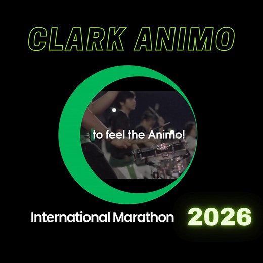 326 reactions · 54 shares | Clark's LONGEST-RUNNING, BIGGEST & INTERNATIONALLY-ACCREDITED, 'non-profit' running event is OPENING ANYTIME SOON! GET READY! START TRAINING! STAY TUNED! Gunstarts MARCH 8, 2026 Clark Global City at the Clark Freeport Zone, Pampanga, Philippines ANIMO! | TCS Clark Animo International Marathon | Facebook