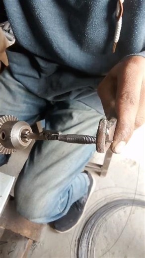 Double sided Taper Spring making with hand skill#Short