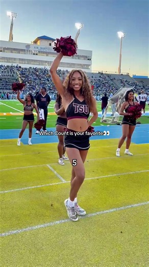 Comment which count is your favorite 1-5 📣!!! #cheerleading #hbcucheer #cheer #tsucheer #texassouthernuniversity
