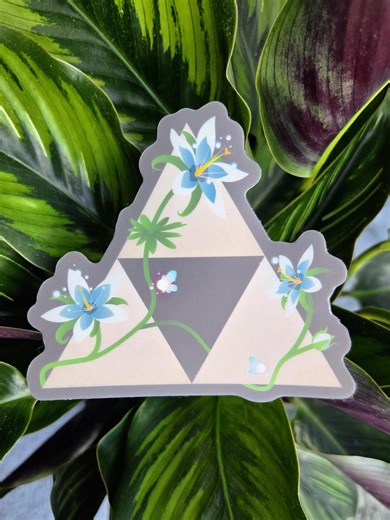 Legend of Zelda Triforce Sticker: Waterproof Vinyl Decal - Etsy