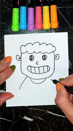 Let's Draw a funny Rotten Tooth!😂 | Fold Surprise Drawing for kids