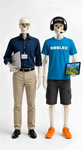 Roblox developer VS. software engineer #shorts #skeleton #roblox