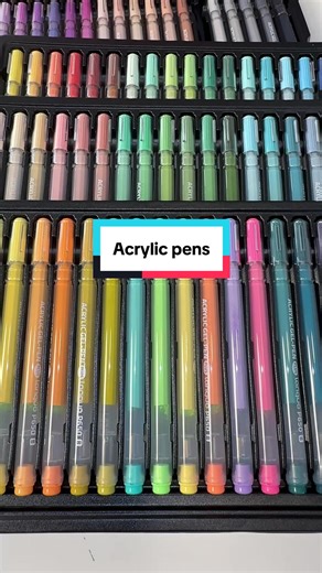 Vibrant Acrylic Pens for Coloring Projects