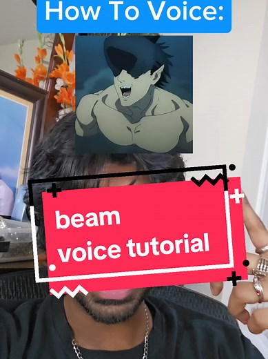 Beam Chainsaw Man Voice Tutorial (Dub) #chainsawman #voiceacting #voiceimpression #fyp