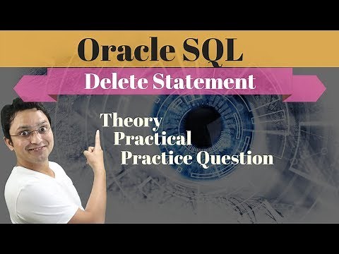 Tutorial#13 How to delete row in oracle database| SQL delete Statement