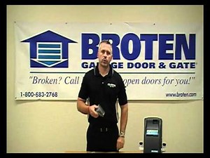 How to code a Marantec or Broten Garage Door Keypad