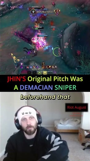 Riot August - JHIN'S Original Pitch Was A DEMACIAN SNIPER