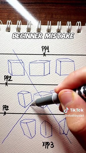 Easy 1-Point to 3-Point Perspective Drawing Tutorial
