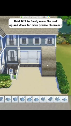 Let me show you what you can do with a roof in The Sims 4. #sims4 #tutorials