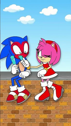 Sonic and Amy Mood Animation Parody (Sonic the Hedgehog) #animation