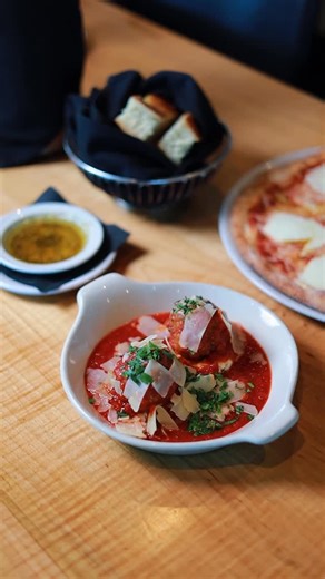 Cucina Colore on Instagram: "🇮🇹 The colors of Italy, on every plate At Cucina Colore, your neighborhood Italian restaurant and bar in Cherry Creek, we stay true to timeless Italian standards Fresh ingredients, balanced flavors, and dishes that honor the green, white, and red colors of Italy Our wood-fired Margherita pizza is a perfect example: hand-stretched dough topped with plum tomato sauce, fresh mozzarella, and basil added at the end for the perfect finish Or try our Polpette. Tender brai