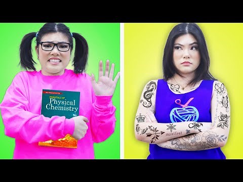 Popular Girl vs Nerd Girl