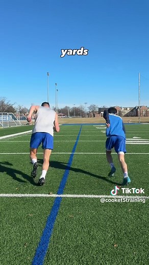 D1 Level Fitness Test Here’s a fitness 🏃‍♂️ test my D1 college soccer ⚽️ team is having to do this spring to help us make sure we’re staying fit 😤 Start at the endline and you have 5 minutes ⏱️ to run 50 yards and back 🔁 as many times as you can. The goal is to run at least 1400 total yards or 14 times down and back in order to pass 👍 or else you have extra running during training ✅ Save this post so you can give it a try and see exactly where your fitness is currently at #d1 #fitness #socce