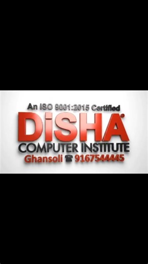 Disha Ghansoli on Instagram: "*🎓 Disha Computer Institute* 🔥 50% DISCOUNT on *Diploma Course In Graphics & Automation 🔥* Start your career with professional skills 🚀 📌 Limited time offer – Enroll now! *Facilities Provided @ Disha:-* 📝 Digital Certificate with QR Code Scanner 📱Free Mobile e-learning App with Video Tutorials 🖥️ Online Examination 🎓100% JOB Oriented Course 👩🏼‍💻 Experienced Faculties 📚 Personal Attention 📍 *FOR MORE DETAILS VISIT OR CALL:* 📌 Disha Computer Institute*