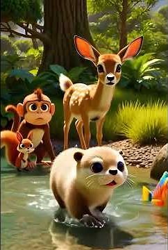 The Otter That Brought Back the River 🦦💧 | Heartwarming Animal Story | 3D Cartoon Wildlife Animation