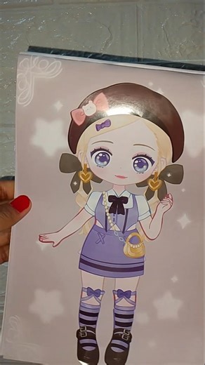 dress up stickers cute ✨ #sticker #stickerbook #gambaranime