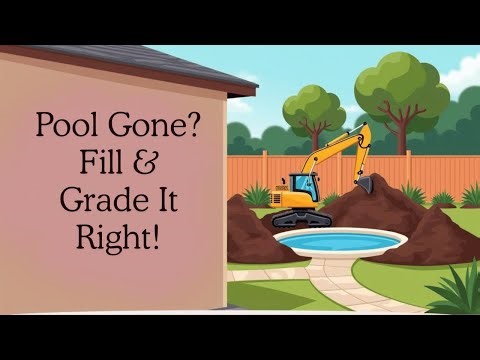 Pool Gone? Here’s How We Fill and Grade It Right