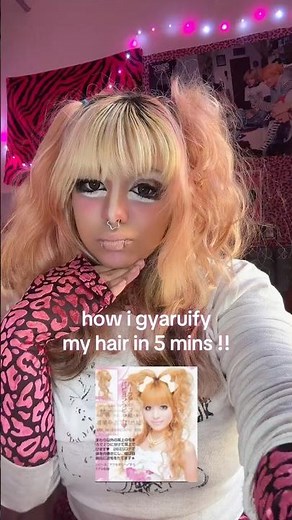 GAL ☆ HAIR tutorial 💓 #gyaru #jfashion