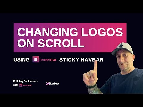 How To Change Logos On Scroll With Elementor 2020