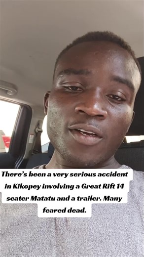 Serious Accident in Kikopey Involving Matatu and Trailer
