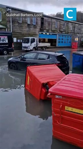 Widespread disruption is expected today as the storm brings heavy rain and strong winds | Cornwall Live