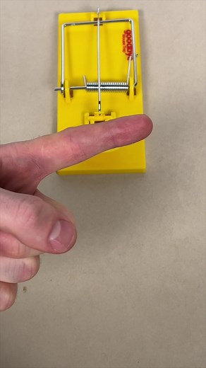 ‏ASMR || Mouse Trap vs Finger 🙈 #asmr #relax #candy #trap #finger