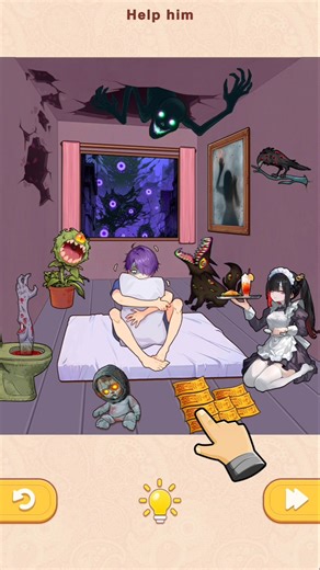 Clean the horror room: Impossible date 😍 Android X iOS #shorts