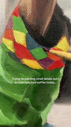 I cannot stop shaking #art #painting #artistsoftiktok | painting