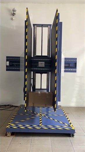 Cardboard box clamping test machine height drop test large item clamping simulation equipment