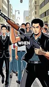 Tokyo turned into a battlefield when yakuza clans went to war #yakuza #truecrime #facts #animation
