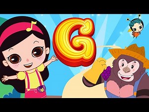 G for Gorilla | Learn ABC for Kids | Olive (Row Row Row Your Boat)