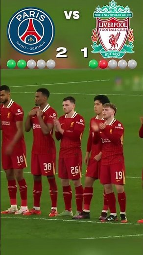 PSG vs Liverpool 😮🔥 – Penalty Shootout #shorts