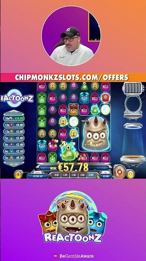 This AMAZING Reactoonz Win Made Me Dribble #Casino #BigWin