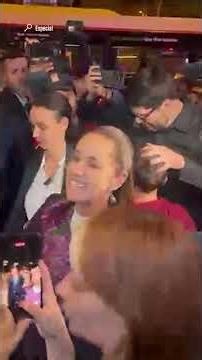“Es un honor estar con Claudia hoy”: así fue recibida la presidenta a su llegada a España 👏🏼