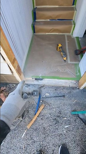 How To Install Exterior Doors. #shorts