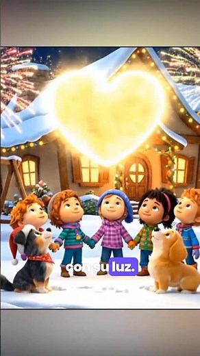 A magical Christmas with Lupo ✨ | #ChildrensSongs #SingAndLearn #Shorts