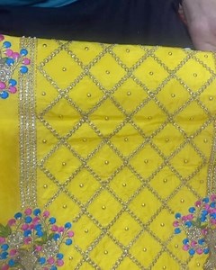 Price=3400₹ Fab=dupium silk all over pure chinon duppta Style=unstiched punjabi patiala suit wid beautiful thread work jal on top wid hand work wid beautiful worked pure chinon duppta For oder call or watsap on 8699160456 Shipping available worldwide | Shindi DI Hatti | Facebook